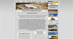 Desktop Screenshot of capitalprecastinc.com